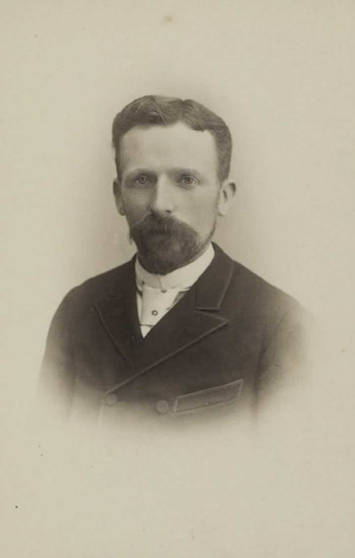 Foto van Theo van Gogh, de broer van Vincent, ca 1889